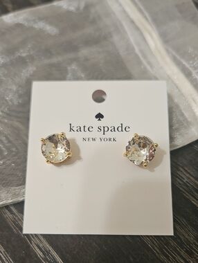 Kate Spade Large Crystal Studs